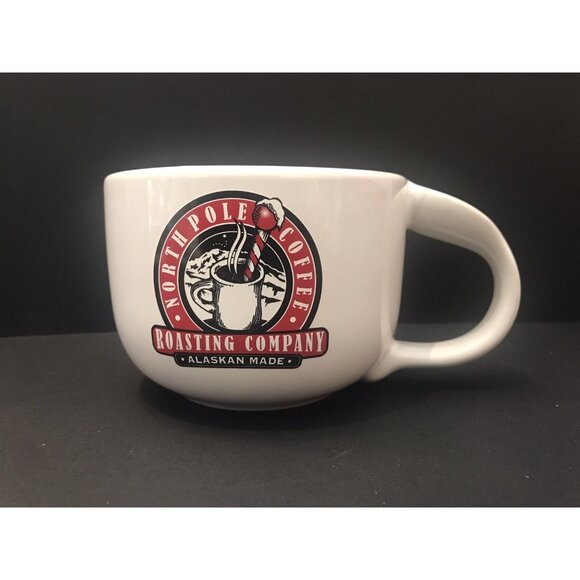 Northpole Coffee Roasting Company Alaskan Made Latte Mug Santa Approved 20 oz - Picture 1 of 4